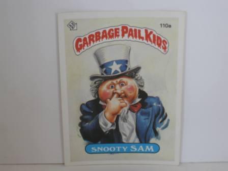 110a Snooty SAM [Wntd: Teach] 1986 Topps Garbage Pail Kids Card